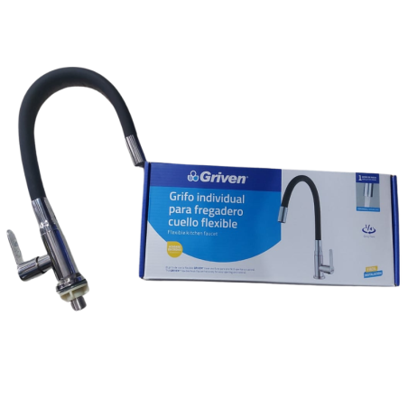Llave Grifo Individual Para Fregadero Flexible