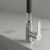 Llave Grifo Individual Para Fregadero Flexible