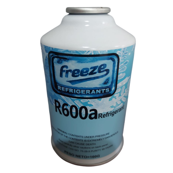 Refrigerante R600a - lata  160gr Marca Freeze