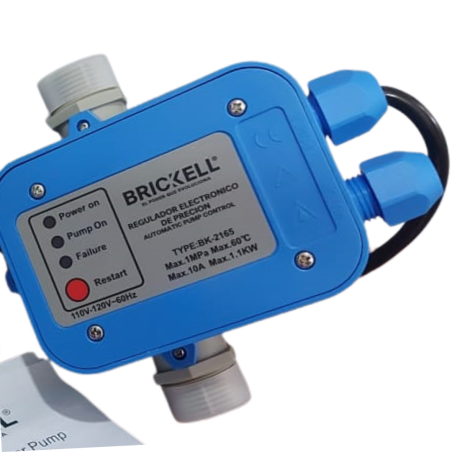 Automático Press Control Para Bomba De Agua Brickell 110v