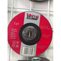 Disco de Esmeril T27 7" X1/4 X 7/8