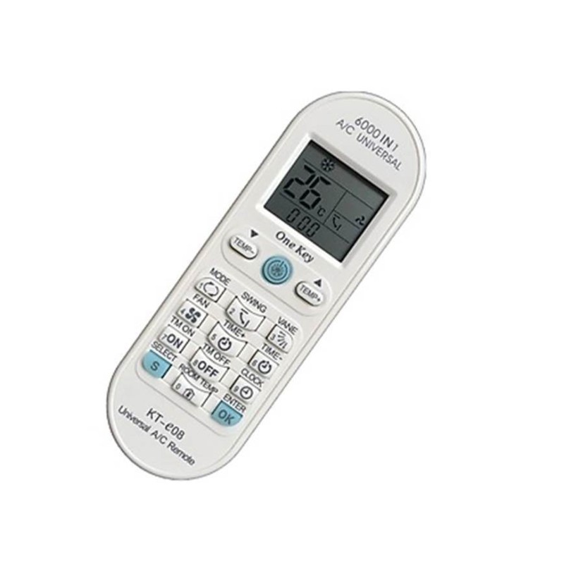 Control de  A/A Univesal 6000 Codigos