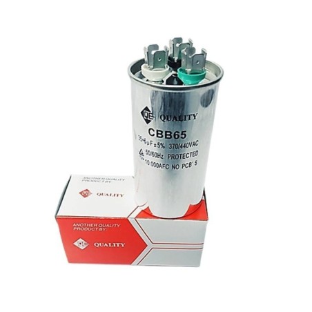 Capacitor  de  Marcha 35+6 MFD 370/440V.