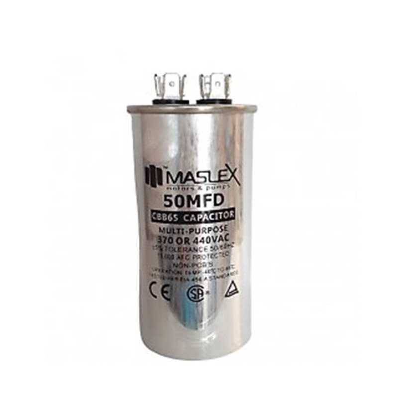 Capacitor de Marcha 50 mfd 370/440 vac