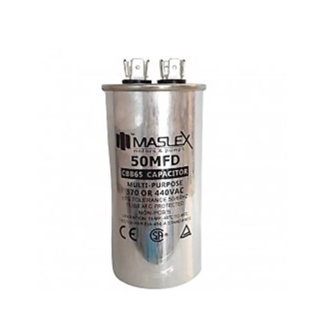 Capacitor de Marcha 50 mfd 370/440 vac