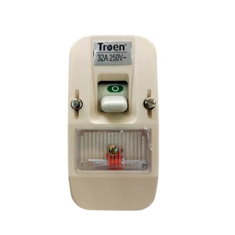 Interruptor de pared con fusible