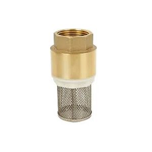 Valvula check bronce 1/2 " con filtro