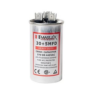 Capacitor de Marcha 30+5 mfd 370/440 vac