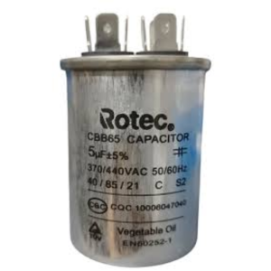 Capacitor de Marcha 5 mfd 370/440 vac