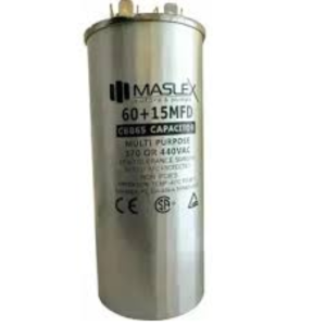 Capacitor de Marcha 60+15 mfd 370/440 vac