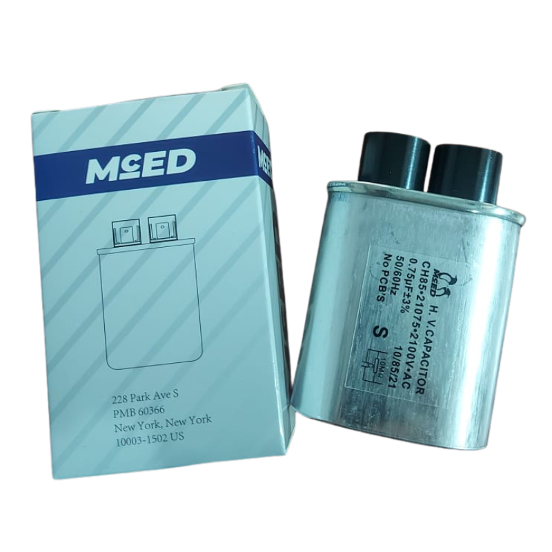 Capacitor de Alta Tensión para Microondas (0.75µF / 2100V)